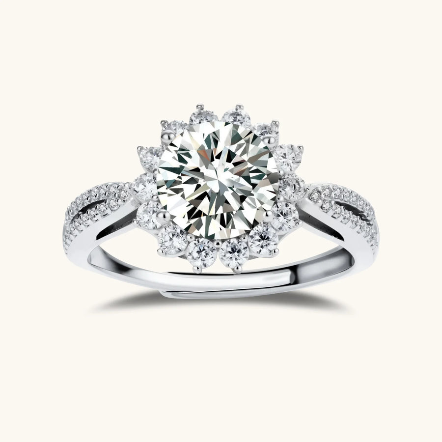 Stellar Halo Moissanit-Ring - COCELY