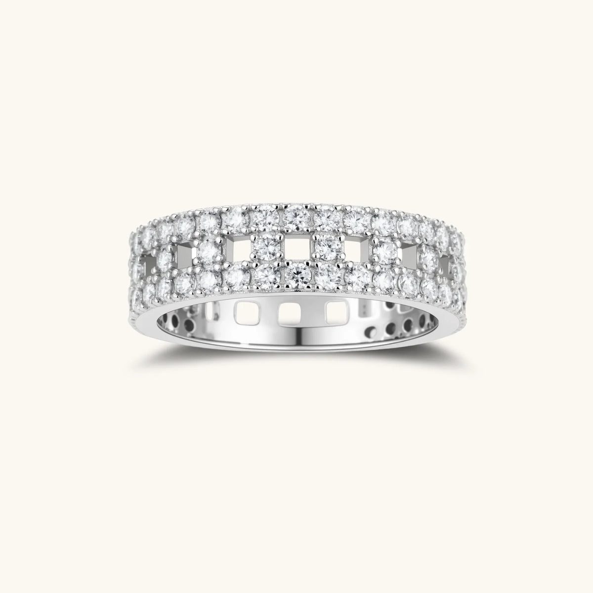 Stellar Row Moissanit-Ring - COCELY
