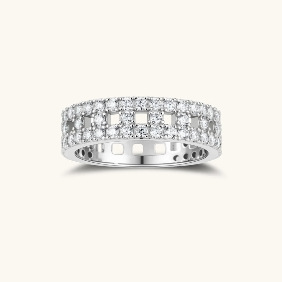 Stellar Row Moissanit-Ring - COCELY