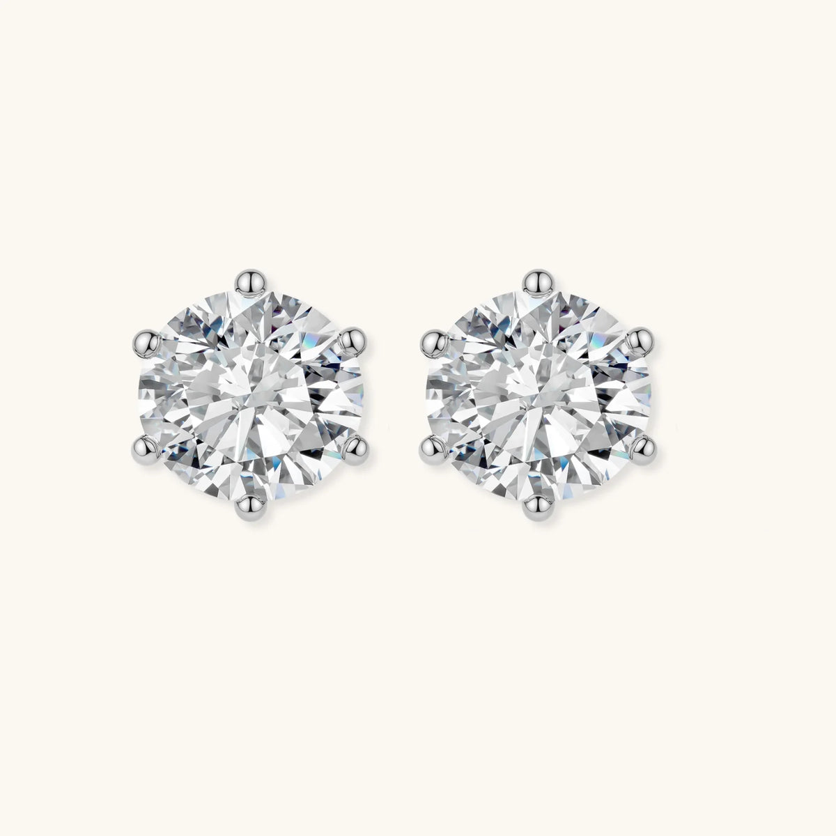 Brillanz Moissanit-Ohrstecker - COCELY