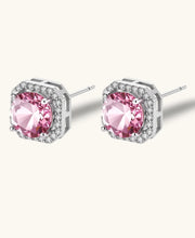 Blush Halo Moissanit-Ohrstecker - COCELY