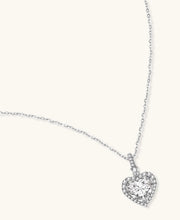 Herz des Lichts Moissanit-Kette - COCELY