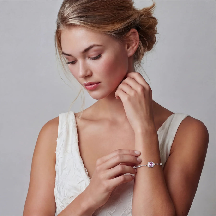Blush Dreams Moissanit-Armband - COCELY