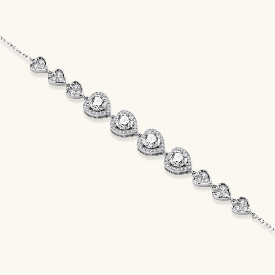 Herz-Symphonie Moissanit-Set - COCELY
