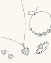 Herz-Symphonie Moissanit-Set - COCELY