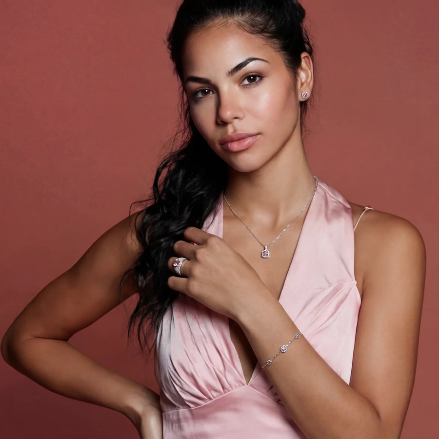 Blush Dreams Moissanit-Set - COCELY