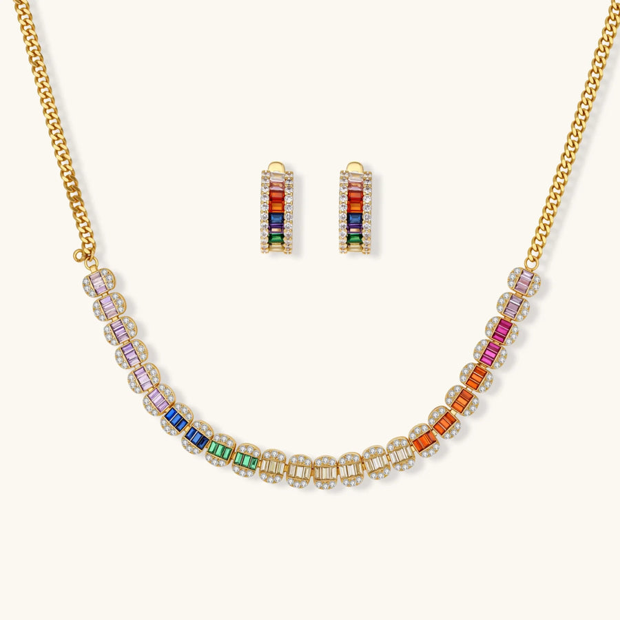 Regenbogen-Spektrum Schmuckset - COCELY