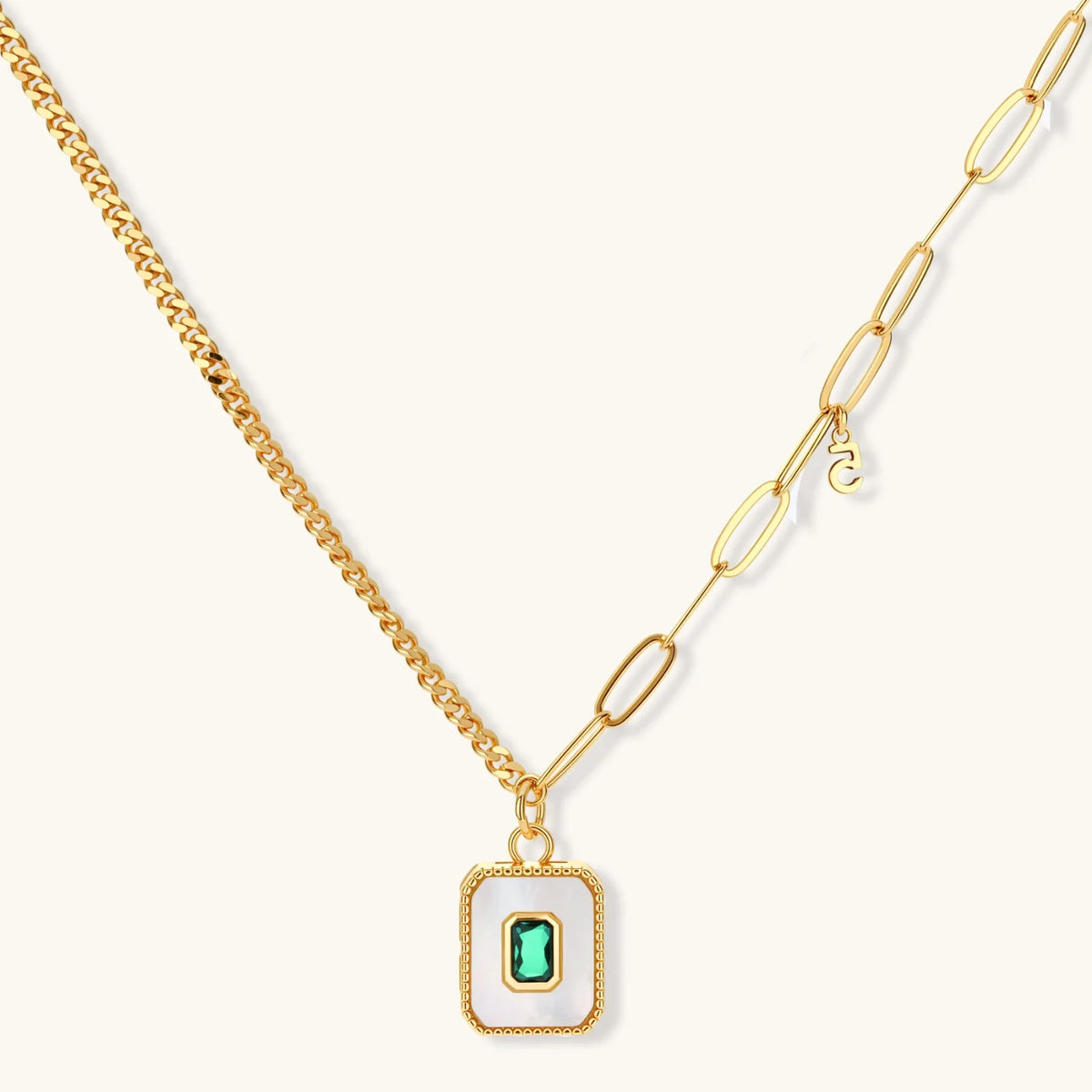 Smaragd-Karree Schmuckset - COCELY