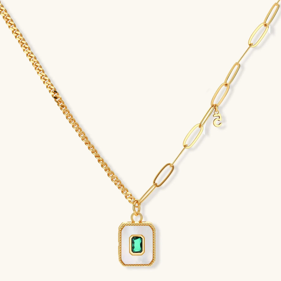 Smaragd-Karree Schmuckset - COCELY