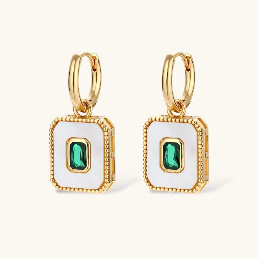 Smaragd-Karree Schmuckset - COCELY