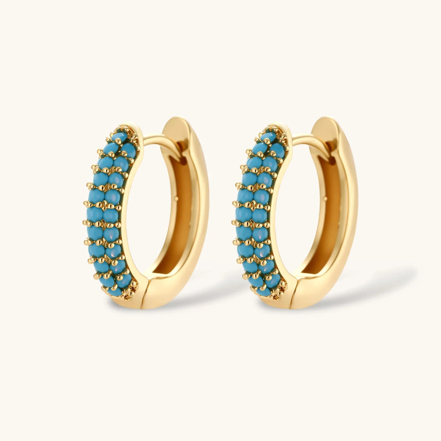 Azurblaue Welle Schmuckset - COCELY