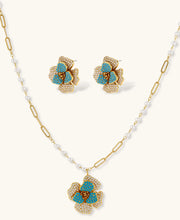 Blühender Saphir Schmuckset - COCELY