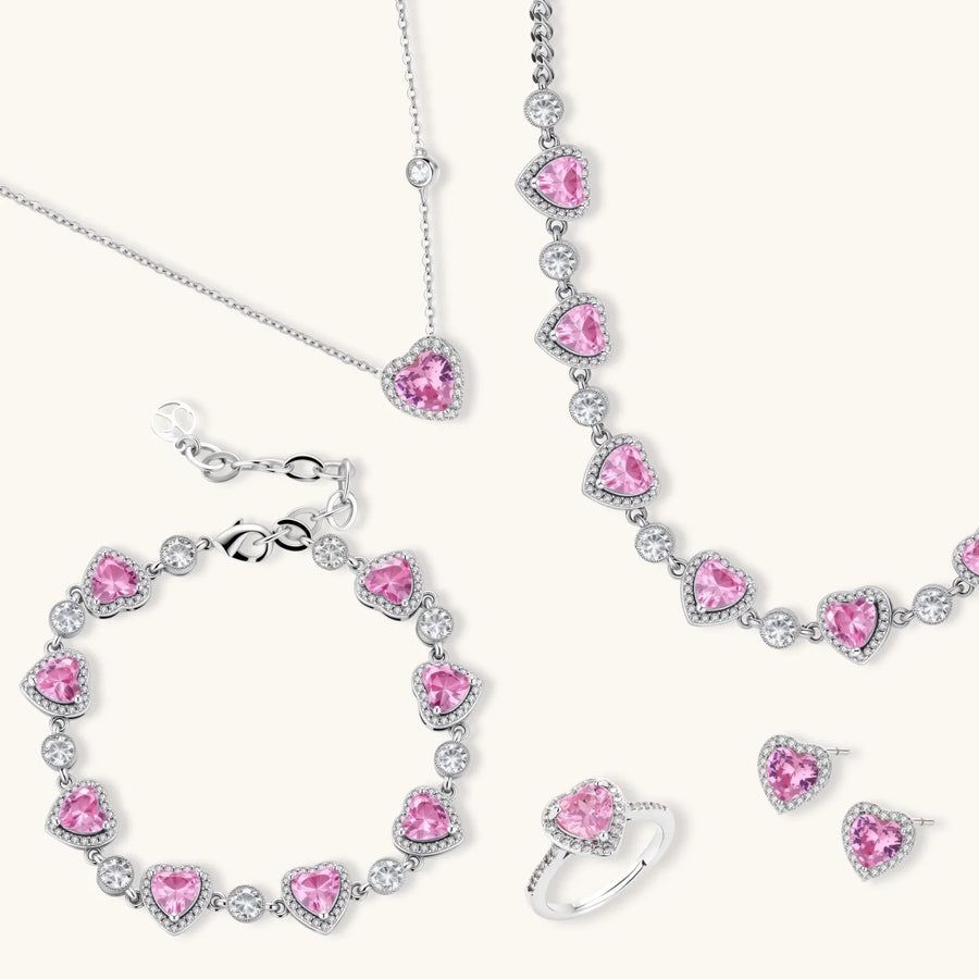 Romantik-Herz Schmuckset - COCELY