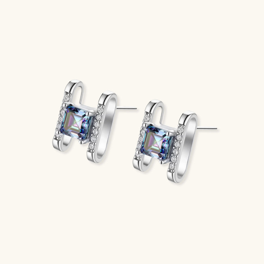 Prisma Karree-Ohrstecker - COCELY