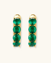 Emerald Huggie-Creolen - COCELY