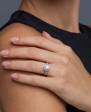 Stellar Halo Moissanit-Ring - COCELY