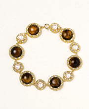 Tigerauge-Perlen Weisheits-Armband - COCELY