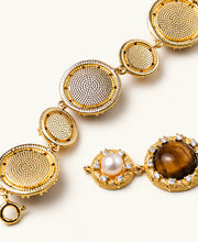Tigerauge-Perlen Weisheits-Armband - COCELY