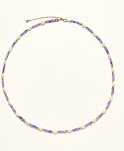 Amethyst & Perlen Harmonie-Kette - COCELY