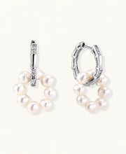 Perlen-Cluster Huggie-Creolen - COCELY