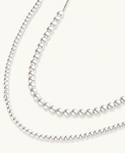 Kugelkette Verlaufskette Silber - COCELY