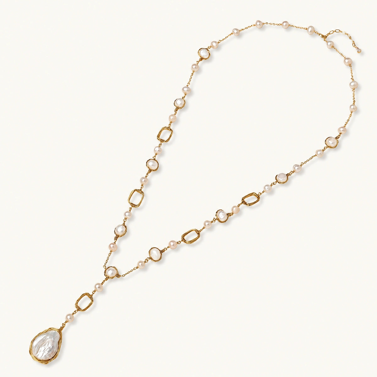 Lumina Perlen-Station Kette - COCELY