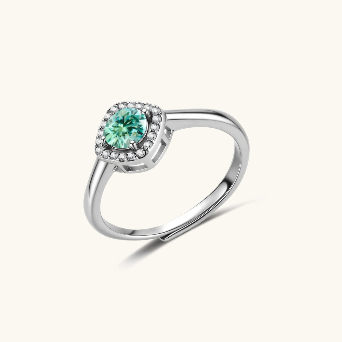 Emerald Glow Halo-Ring - COCELY