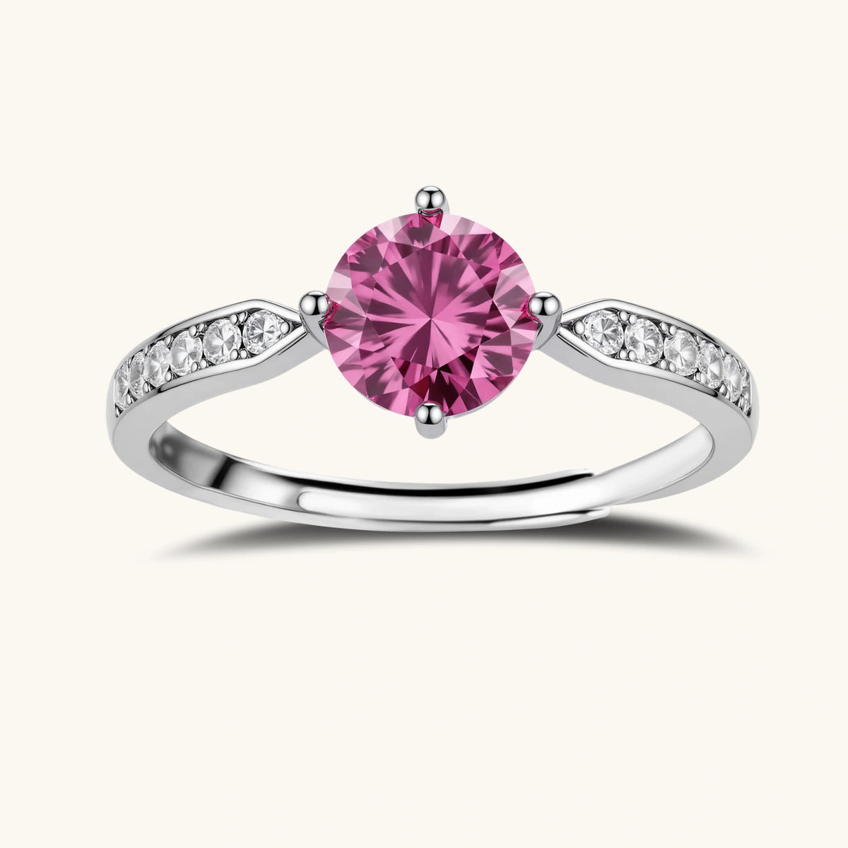 Pink Dreams Moissanit-Ring - COCELY