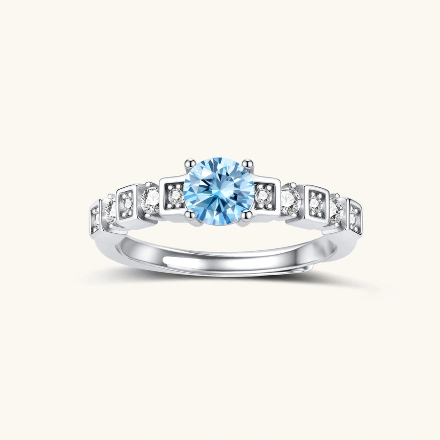 Skyline Moissanit-Ring - COCELY