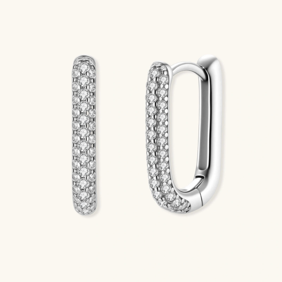 Sparkle Pavé-Huggies - COCELY