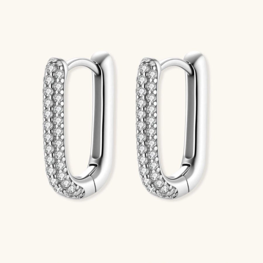 Sparkle Pavé-Huggies - COCELY