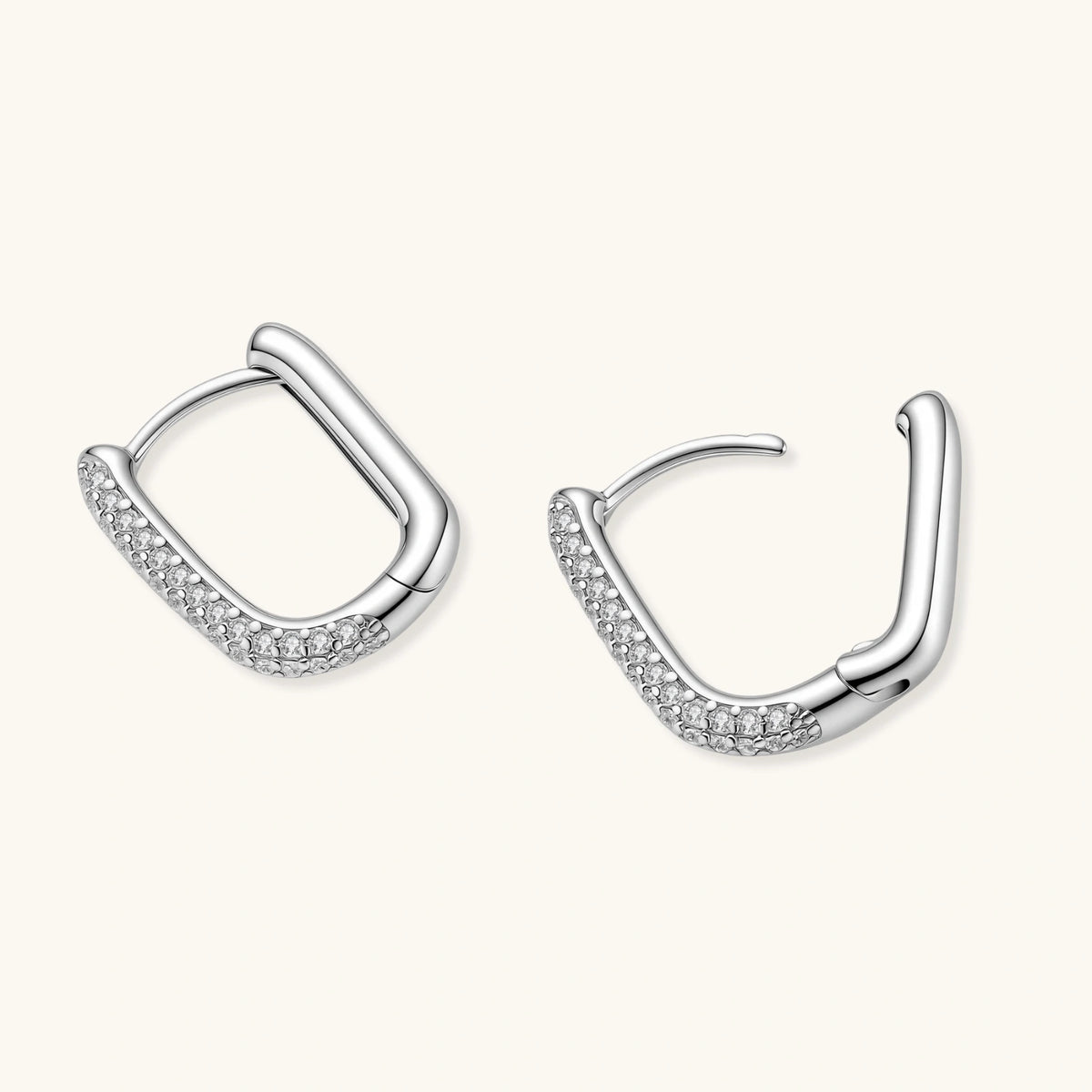Sparkle Pavé-Huggies - COCELY