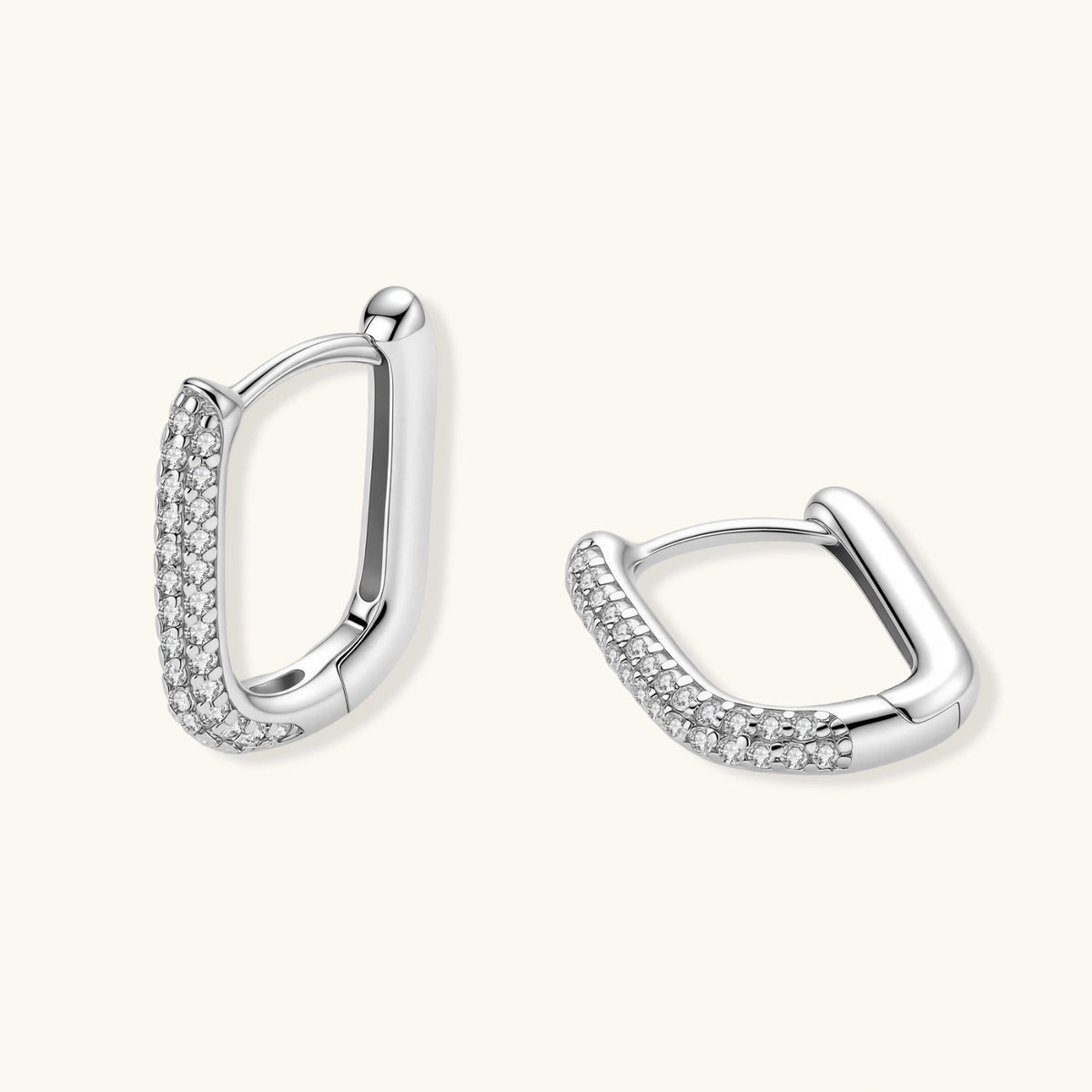 Sparkle Pavé-Huggies - COCELY