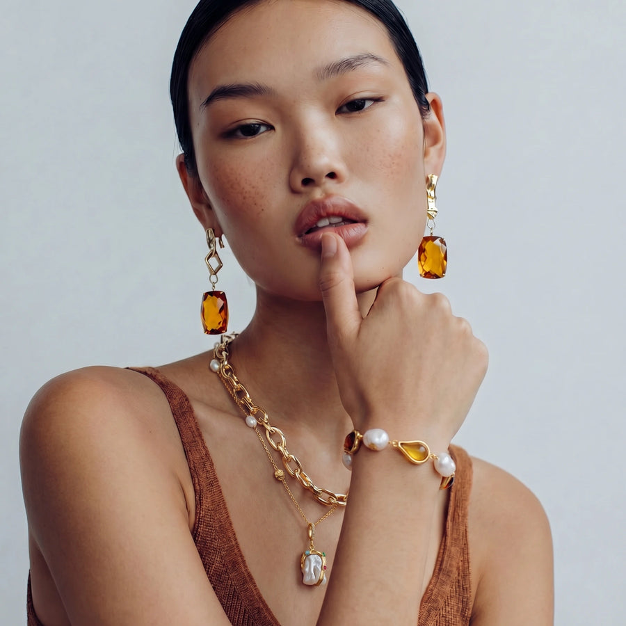 Honey Drop Perlenarmband - COCELY